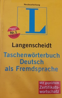 Словарь Langenscheidt Taschenwörterbuch Deutsch als Fremdsprache