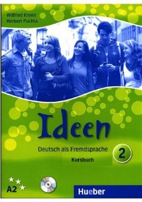 Ideen 2 Kursbuch продается в комплекте с тетрадью и дисками 