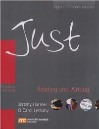 Just Reading & Writing Upper-Intermediate