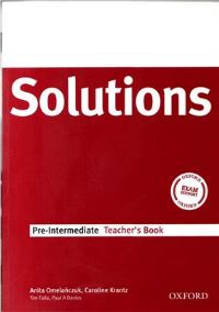 Solutions Pre-intermediate Teacher’s Book